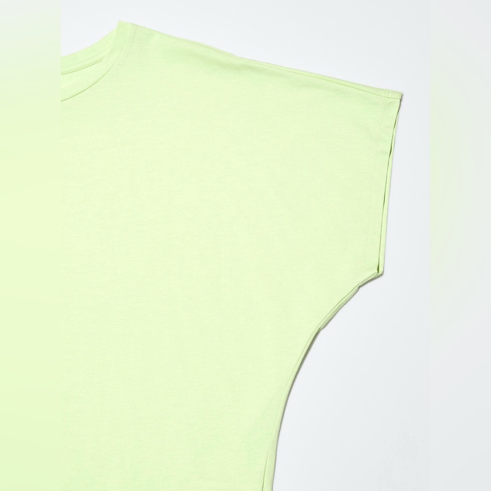 Uniqlo Airism Drape T-Shirt, Short Sleeve Top, White, XS - Picture 12 of 16